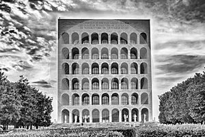 The Palazzo della CiviltÃÂ  Italiana, aka Square Colosseum, Rome, Italy